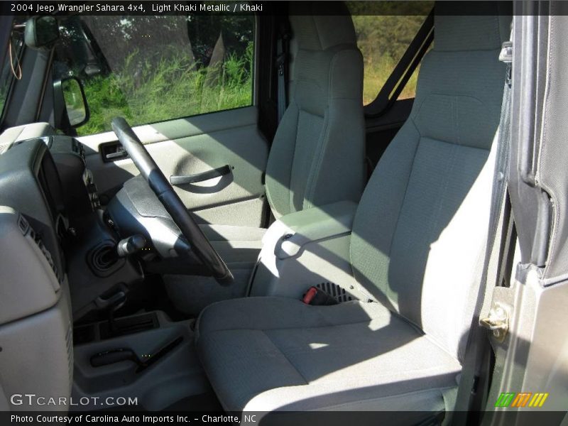 Light Khaki Metallic / Khaki 2004 Jeep Wrangler Sahara 4x4