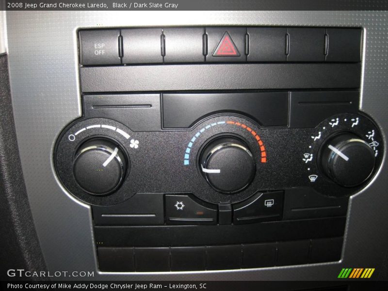 Black / Dark Slate Gray 2008 Jeep Grand Cherokee Laredo