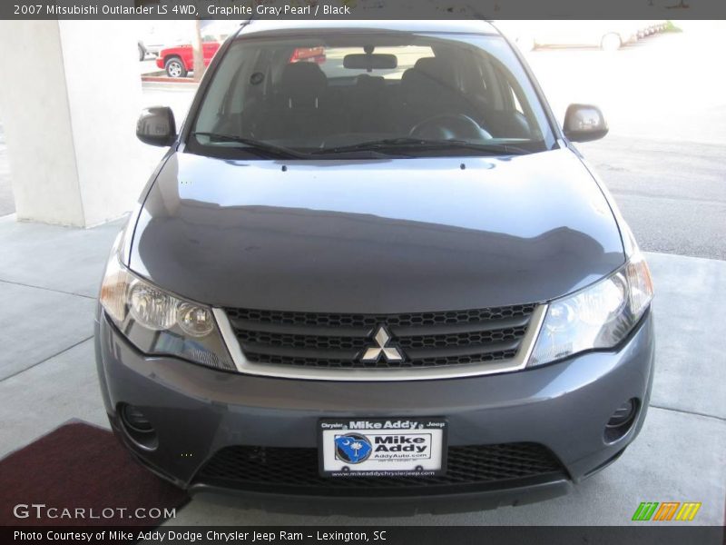 Graphite Gray Pearl / Black 2007 Mitsubishi Outlander LS 4WD