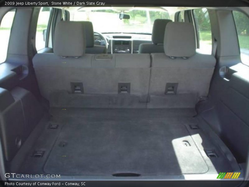 Stone White / Dark Slate Gray 2009 Jeep Liberty Sport