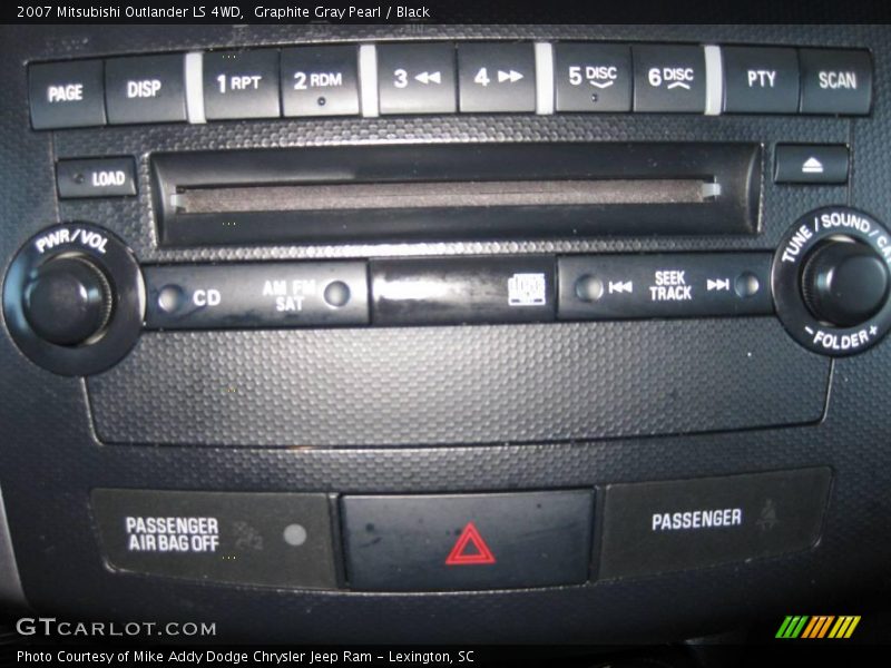 Graphite Gray Pearl / Black 2007 Mitsubishi Outlander LS 4WD