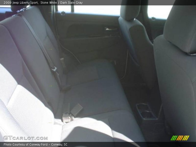 Stone White / Dark Slate Gray 2009 Jeep Liberty Sport