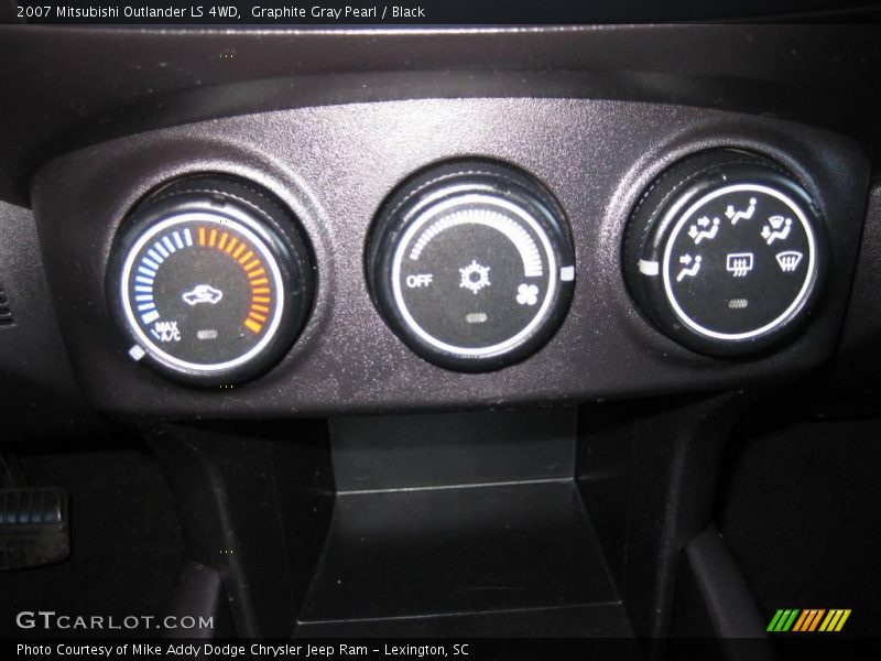 Graphite Gray Pearl / Black 2007 Mitsubishi Outlander LS 4WD