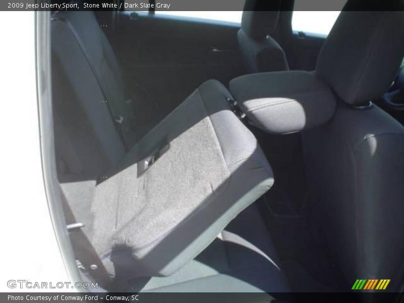 Stone White / Dark Slate Gray 2009 Jeep Liberty Sport