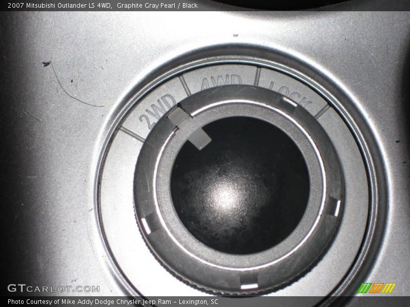 Graphite Gray Pearl / Black 2007 Mitsubishi Outlander LS 4WD