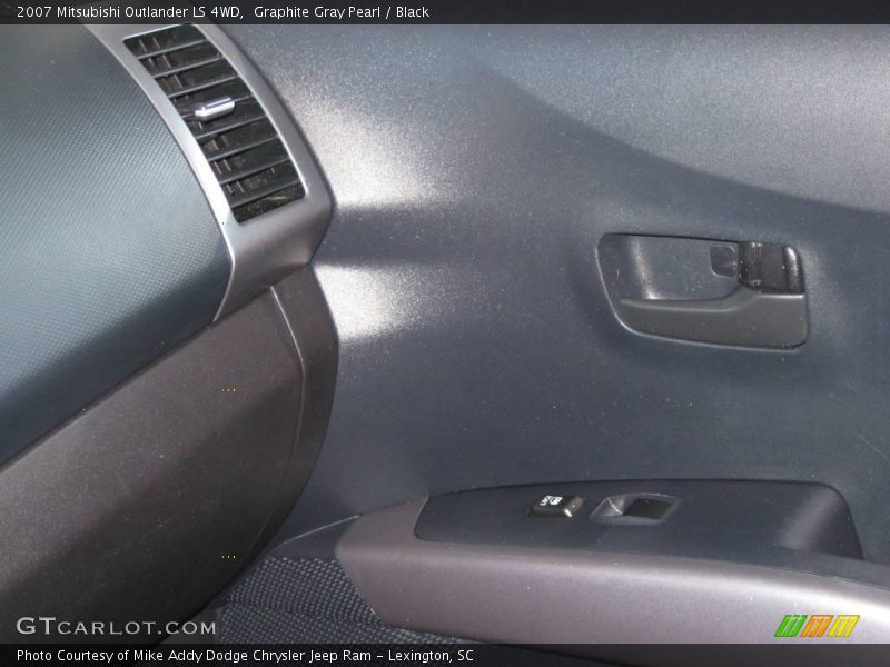 Graphite Gray Pearl / Black 2007 Mitsubishi Outlander LS 4WD