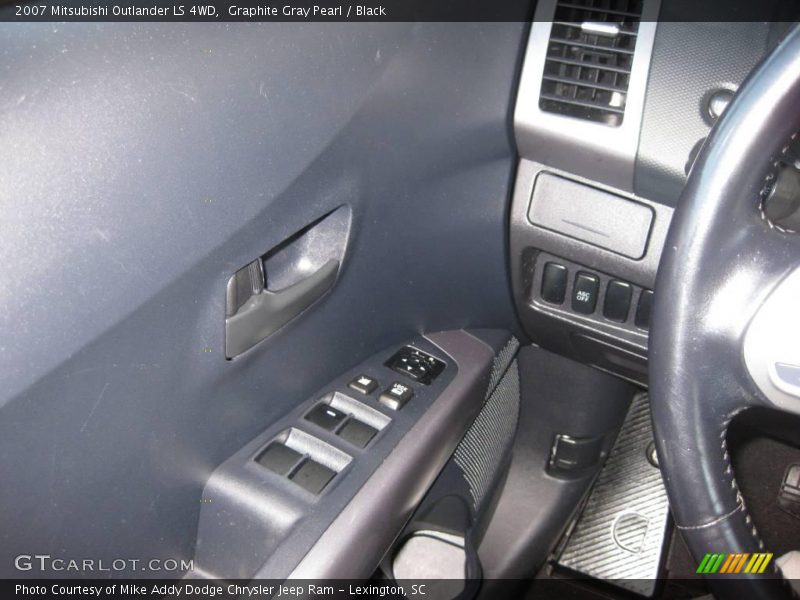 Graphite Gray Pearl / Black 2007 Mitsubishi Outlander LS 4WD