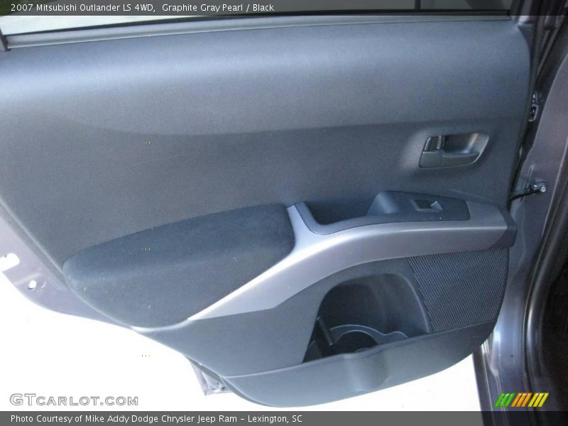 Graphite Gray Pearl / Black 2007 Mitsubishi Outlander LS 4WD