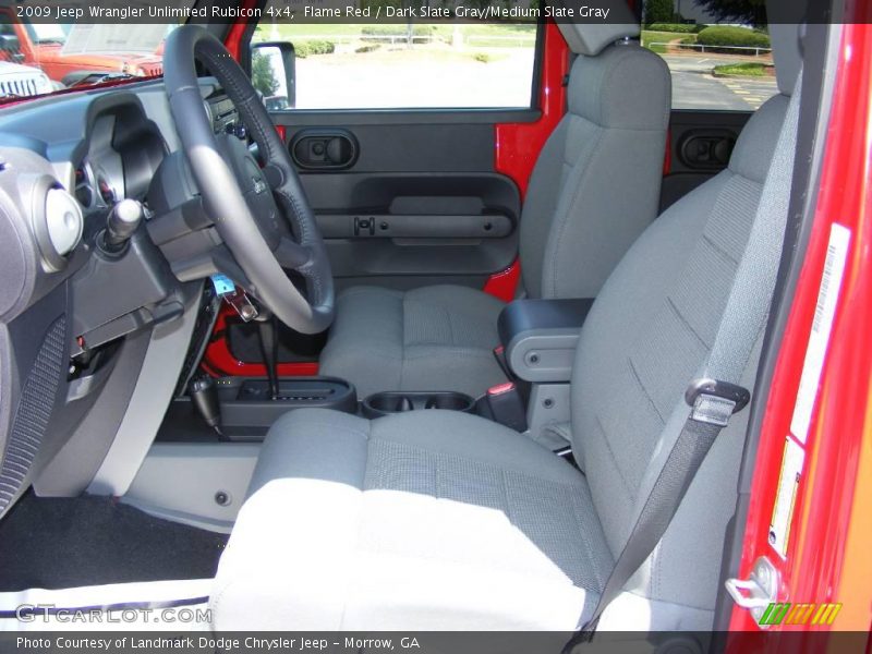 Flame Red / Dark Slate Gray/Medium Slate Gray 2009 Jeep Wrangler Unlimited Rubicon 4x4