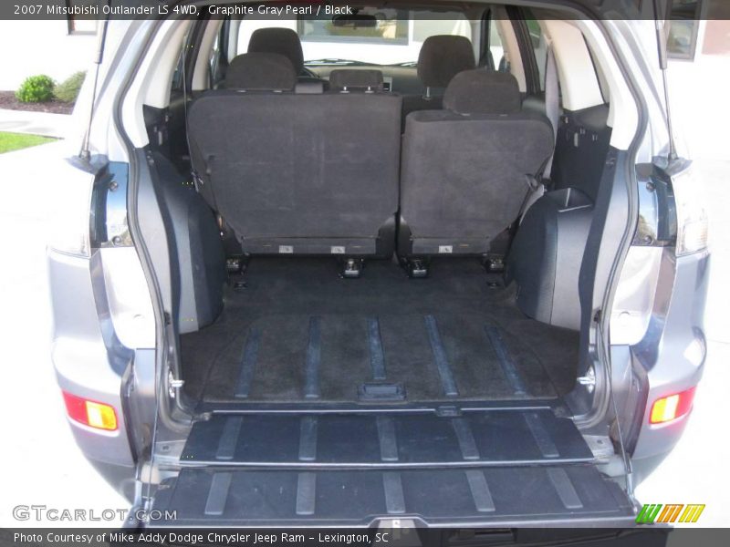 Graphite Gray Pearl / Black 2007 Mitsubishi Outlander LS 4WD