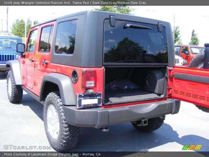 Flame Red / Dark Slate Gray/Medium Slate Gray 2009 Jeep Wrangler Unlimited Rubicon 4x4