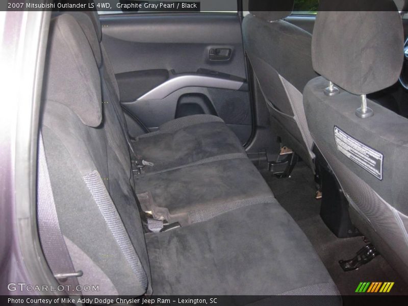 Graphite Gray Pearl / Black 2007 Mitsubishi Outlander LS 4WD