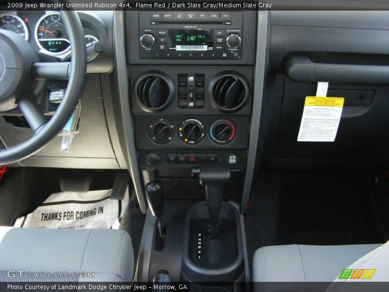 Flame Red / Dark Slate Gray/Medium Slate Gray 2009 Jeep Wrangler Unlimited Rubicon 4x4