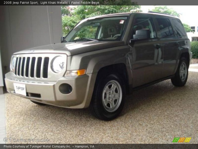 Light Khaki Metallic / Pastel Pebble Beige 2008 Jeep Patriot Sport