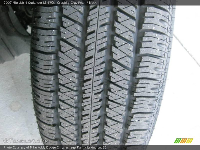Graphite Gray Pearl / Black 2007 Mitsubishi Outlander LS 4WD