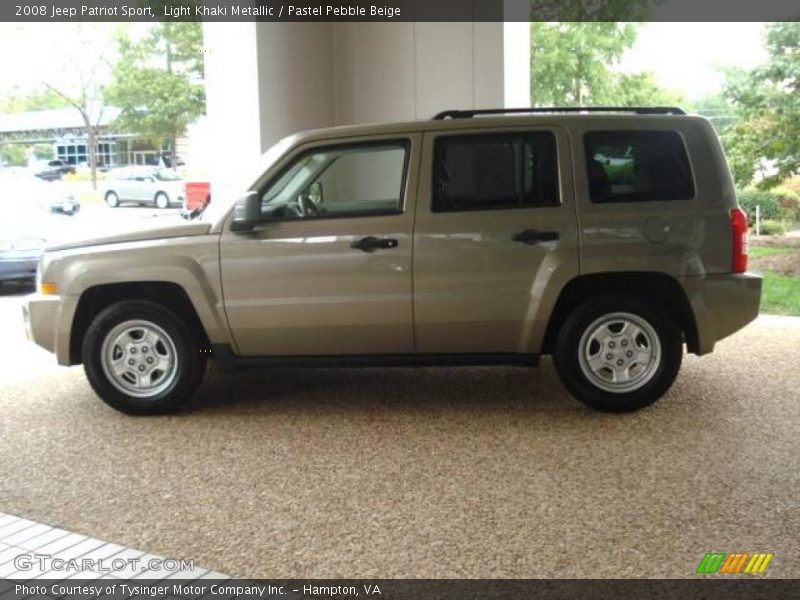 Light Khaki Metallic / Pastel Pebble Beige 2008 Jeep Patriot Sport
