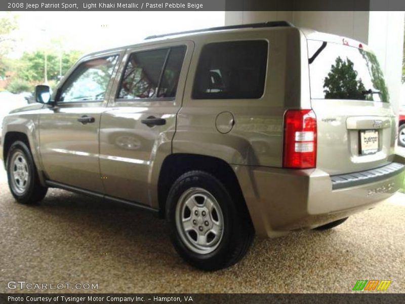 Light Khaki Metallic / Pastel Pebble Beige 2008 Jeep Patriot Sport