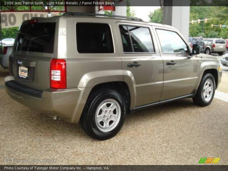Light Khaki Metallic / Pastel Pebble Beige 2008 Jeep Patriot Sport