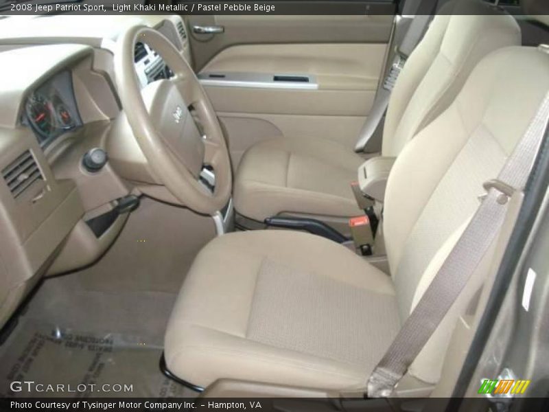 Light Khaki Metallic / Pastel Pebble Beige 2008 Jeep Patriot Sport