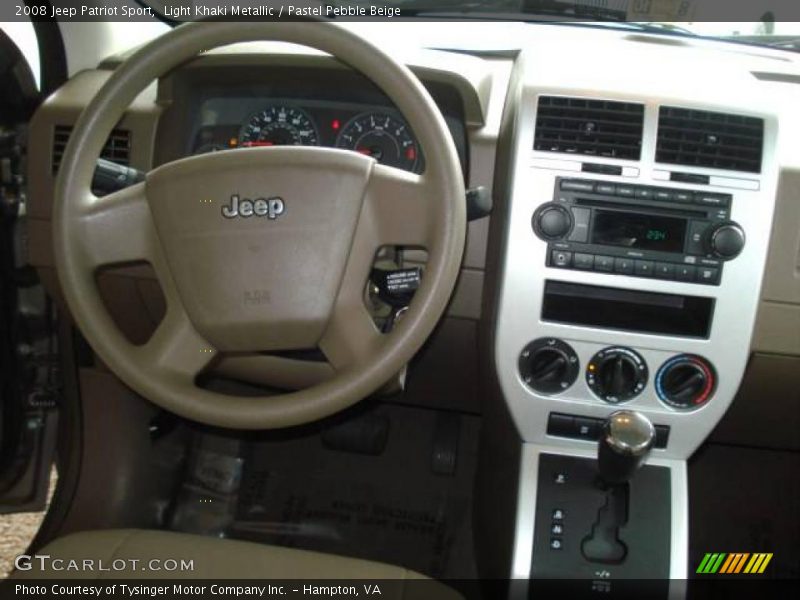Light Khaki Metallic / Pastel Pebble Beige 2008 Jeep Patriot Sport