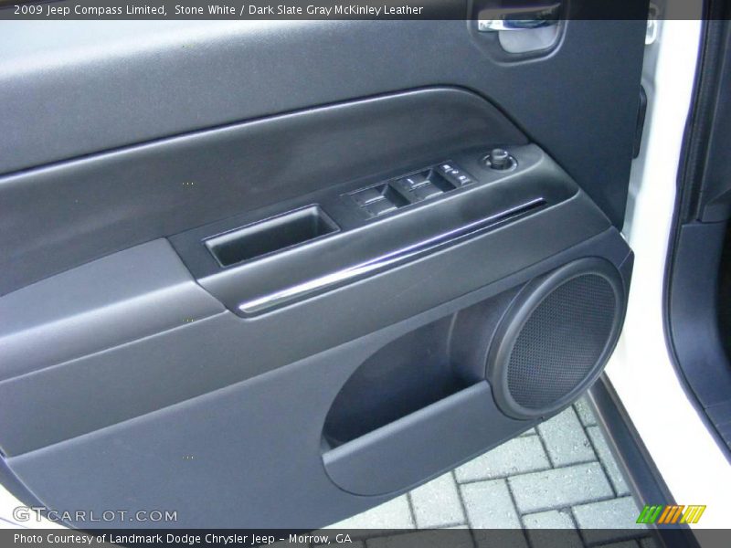 Stone White / Dark Slate Gray McKinley Leather 2009 Jeep Compass Limited