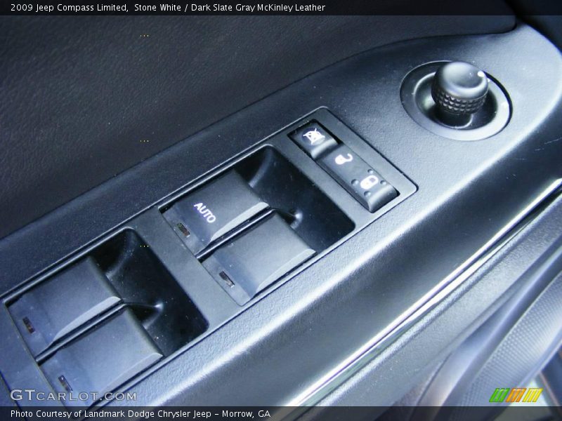 Stone White / Dark Slate Gray McKinley Leather 2009 Jeep Compass Limited