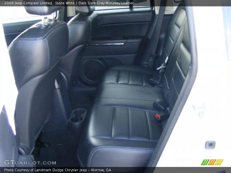 Stone White / Dark Slate Gray McKinley Leather 2009 Jeep Compass Limited