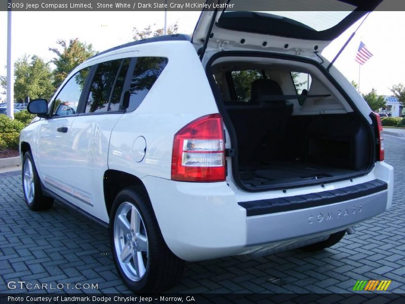 Stone White / Dark Slate Gray McKinley Leather 2009 Jeep Compass Limited