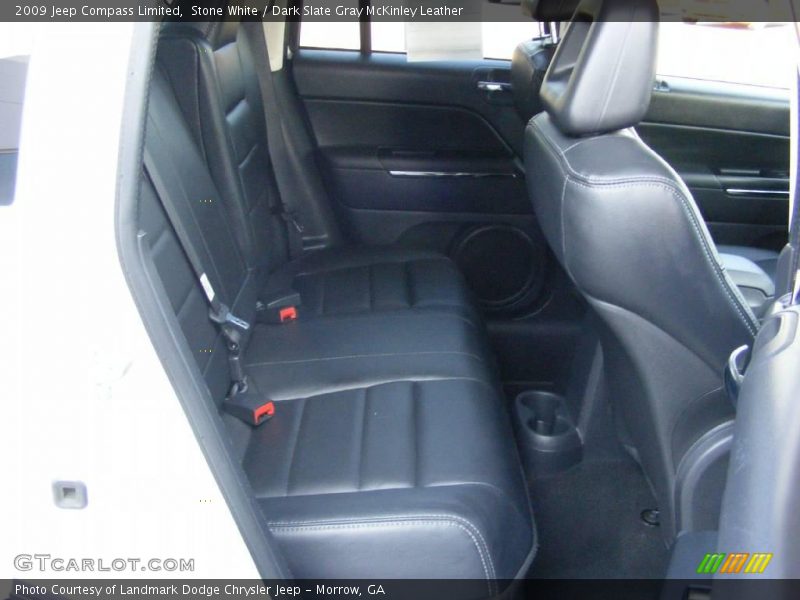 Stone White / Dark Slate Gray McKinley Leather 2009 Jeep Compass Limited