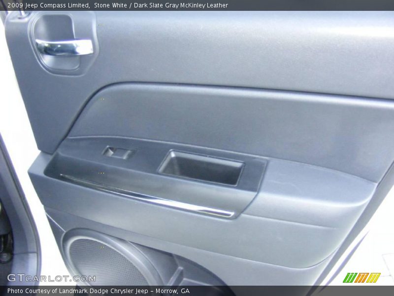 Stone White / Dark Slate Gray McKinley Leather 2009 Jeep Compass Limited
