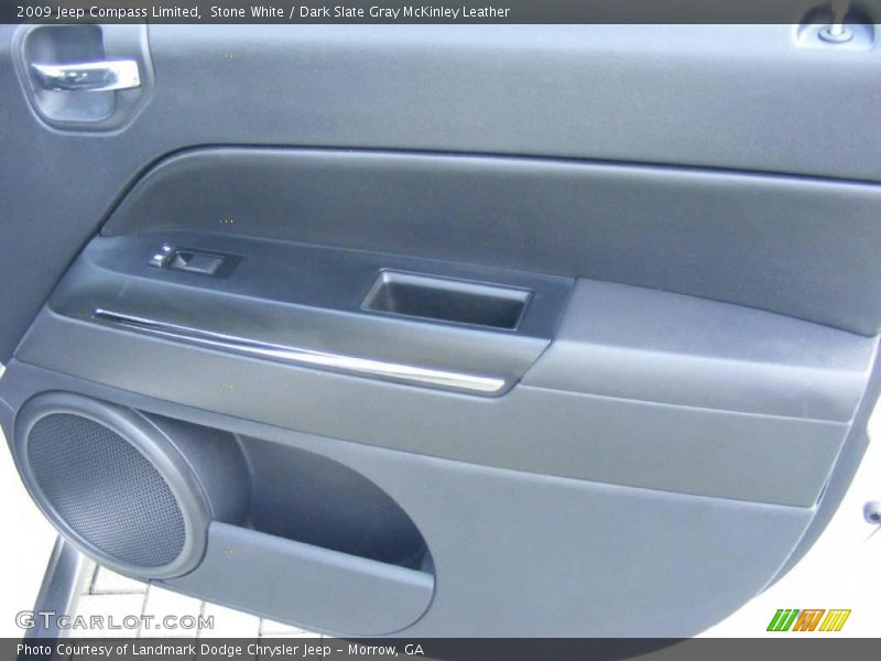 Stone White / Dark Slate Gray McKinley Leather 2009 Jeep Compass Limited