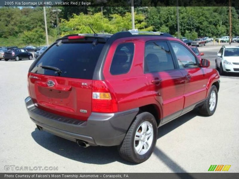 Volcanic Red / Beige 2005 Kia Sportage LX 4WD