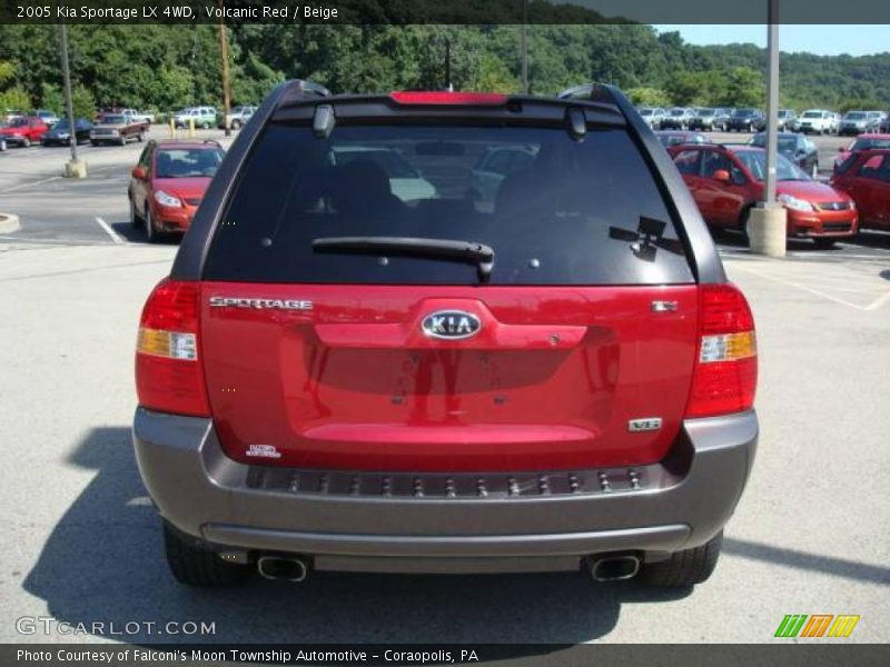 Volcanic Red / Beige 2005 Kia Sportage LX 4WD