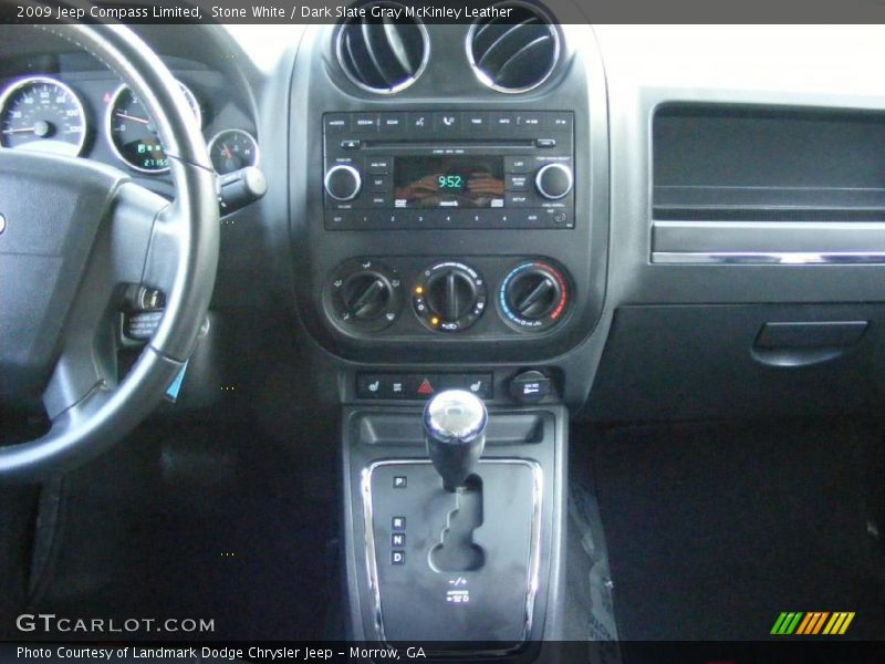 Stone White / Dark Slate Gray McKinley Leather 2009 Jeep Compass Limited