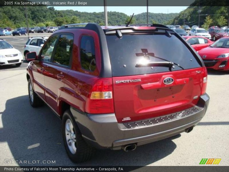 Volcanic Red / Beige 2005 Kia Sportage LX 4WD