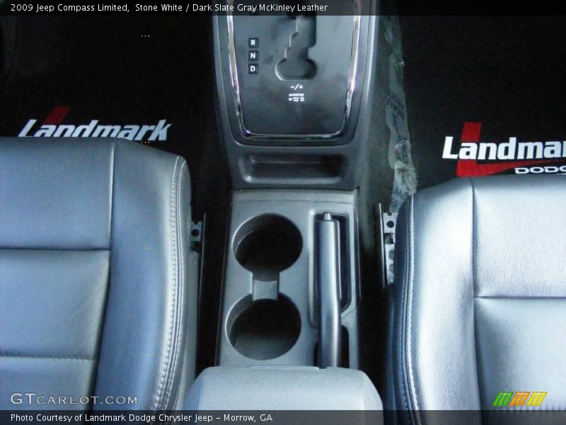 Stone White / Dark Slate Gray McKinley Leather 2009 Jeep Compass Limited