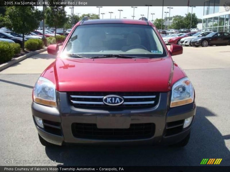 Volcanic Red / Beige 2005 Kia Sportage LX 4WD