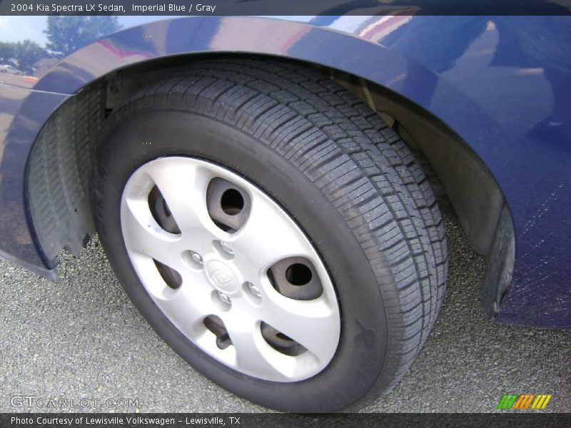 Imperial Blue / Gray 2004 Kia Spectra LX Sedan