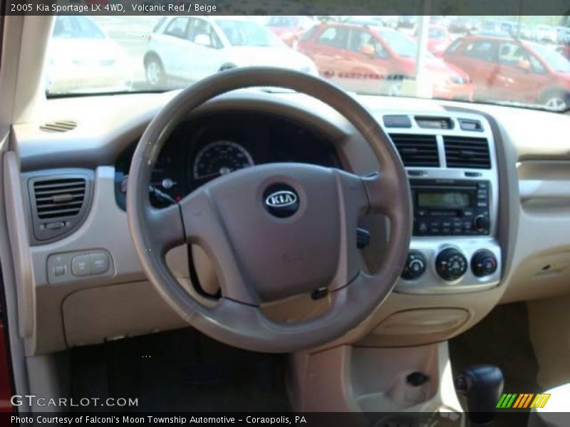 Volcanic Red / Beige 2005 Kia Sportage LX 4WD