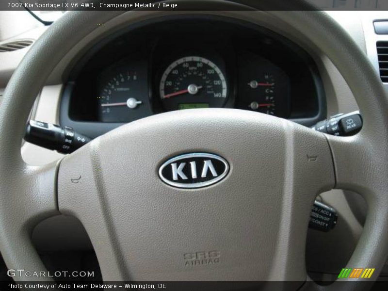 Champagne Metallic / Beige 2007 Kia Sportage LX V6 4WD