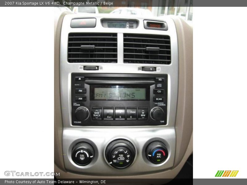 Champagne Metallic / Beige 2007 Kia Sportage LX V6 4WD