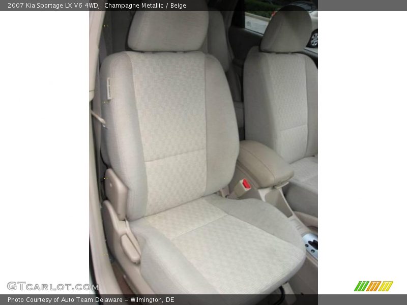 Champagne Metallic / Beige 2007 Kia Sportage LX V6 4WD