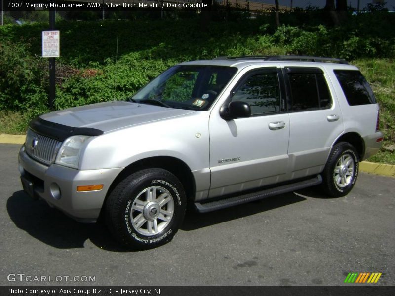 Silver Birch Metallic / Dark Graphite 2002 Mercury Mountaineer AWD