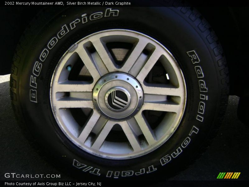 Silver Birch Metallic / Dark Graphite 2002 Mercury Mountaineer AWD