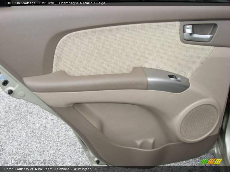 Champagne Metallic / Beige 2007 Kia Sportage LX V6 4WD