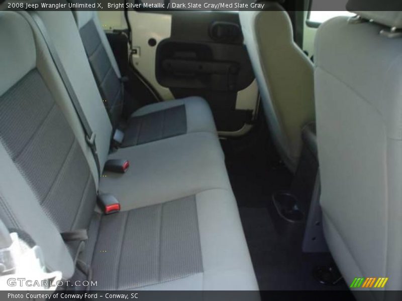 Bright Silver Metallic / Dark Slate Gray/Med Slate Gray 2008 Jeep Wrangler Unlimited X