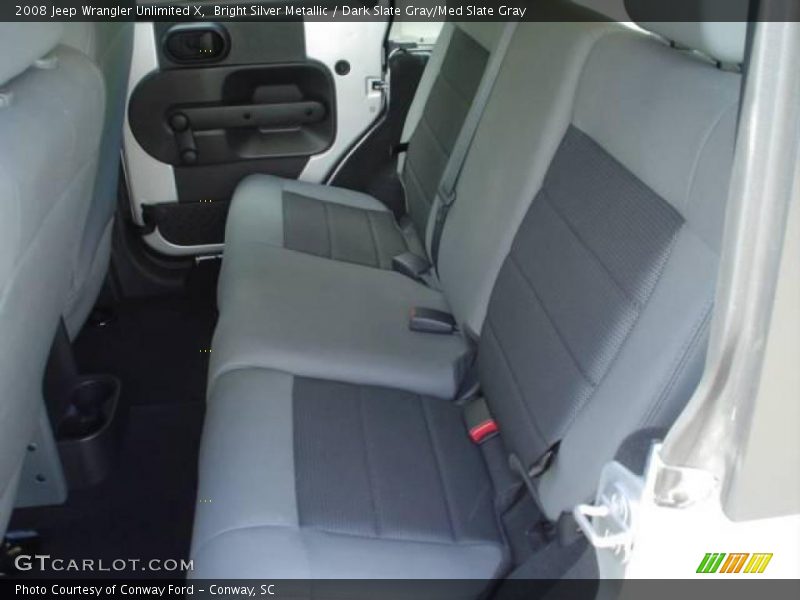 Bright Silver Metallic / Dark Slate Gray/Med Slate Gray 2008 Jeep Wrangler Unlimited X