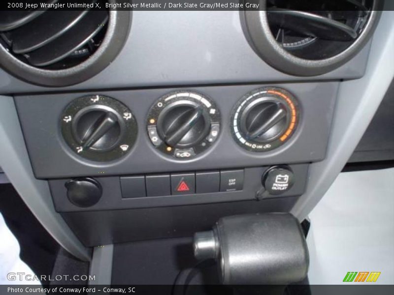Bright Silver Metallic / Dark Slate Gray/Med Slate Gray 2008 Jeep Wrangler Unlimited X