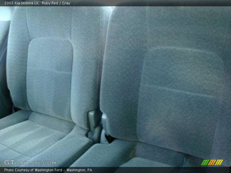 Ruby Red / Gray 2003 Kia Sedona LX