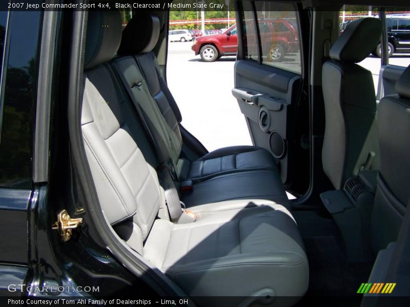 Black Clearcoat / Medium Slate Gray 2007 Jeep Commander Sport 4x4